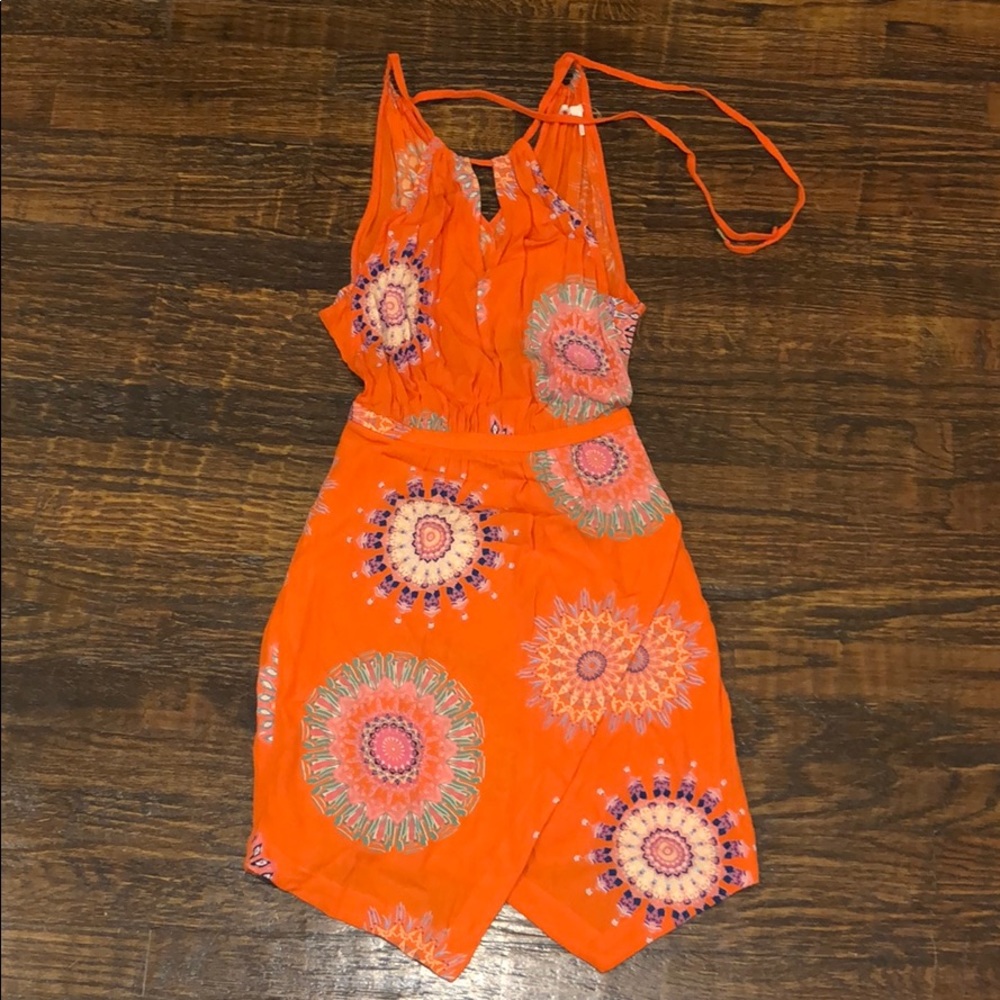 Beautiful Orange Mini Dress